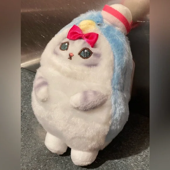 🐱🐧 15cm Japan Sanrio Mofusand Cat Cross-Dressing Penguin Tuxedo Sam Plush Doll - Picture 2 of 9